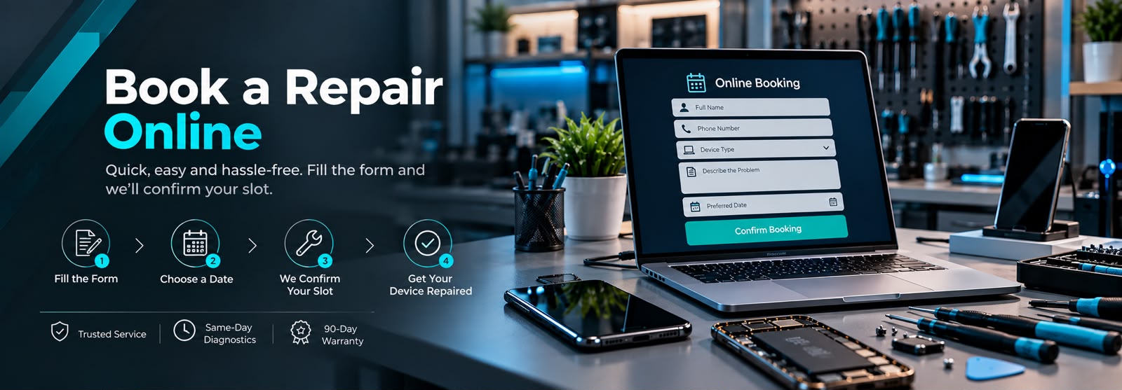 Booking banner